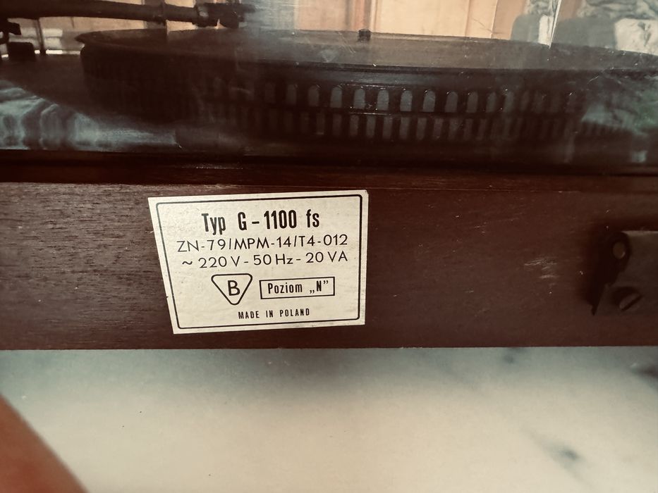 Gramofon Unitra Daniel G-1100 fs