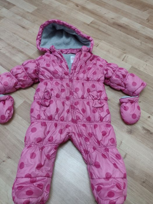 Kombinezon zimowy dla dziewczynki 74