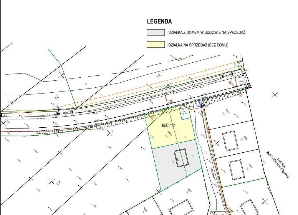 Działka budowlana  Kędzierzyn-Koźle ul. Pod Lasem