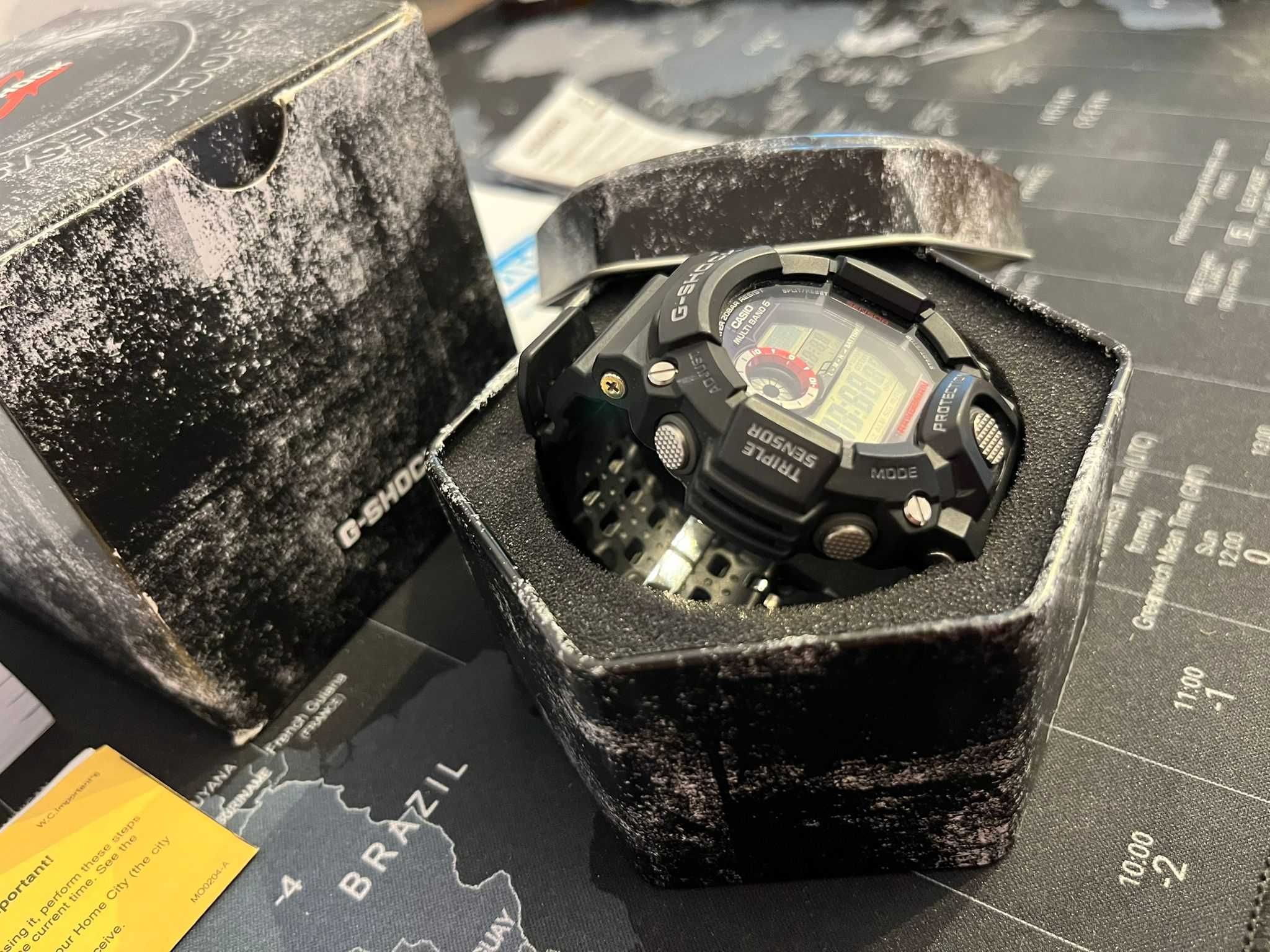 JAK NOWY, GW2L Zegarek Casio G-Shock RANGEMAN GW-9400 NOWY Full Set PL