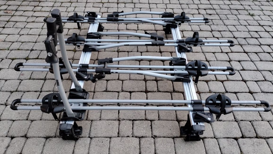 4 x bagażnik rowerowy na dach Thule