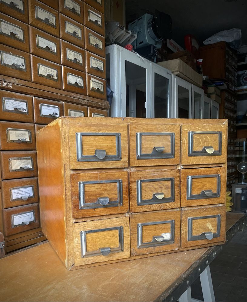 Картотеки Архивные шкафчики винтажные картотеки Loft Vintage Disagne