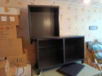 zestaw szafka komoda ikea obudowa BESTA 60x40x64 120x40x64 czarne