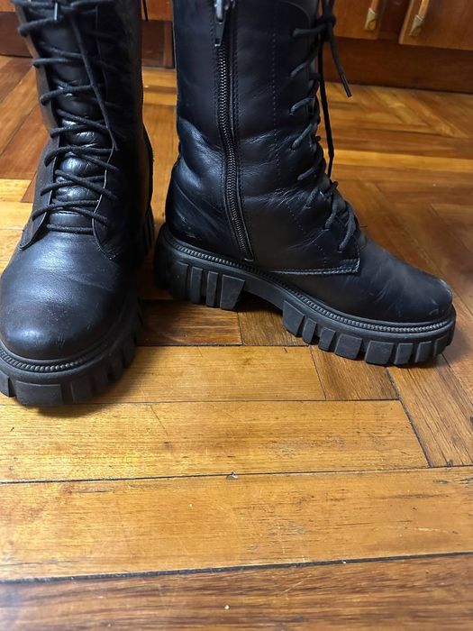 Сапоги зимние натуральная кожа