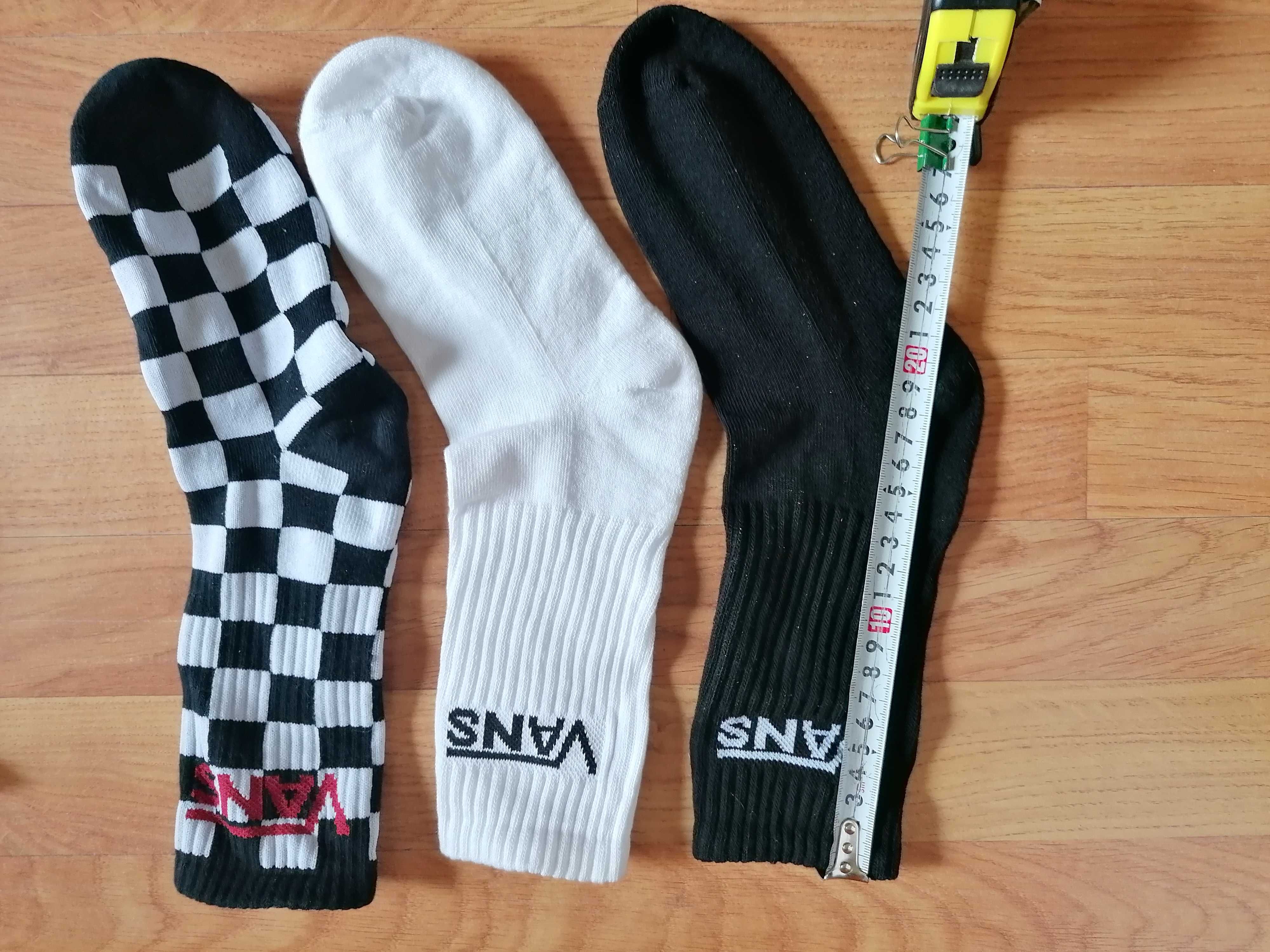 VANS SKARPETY 31,5 - 38 oryginalne 3 pary, nowe bez metki