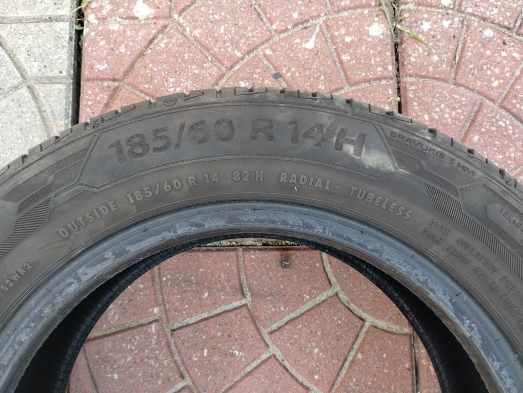 4x opona Barum Bravuris 5 HM 185/60 R 14 letnia