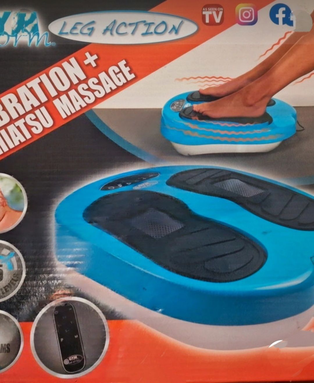 Aparelho de massagens pés e pernas