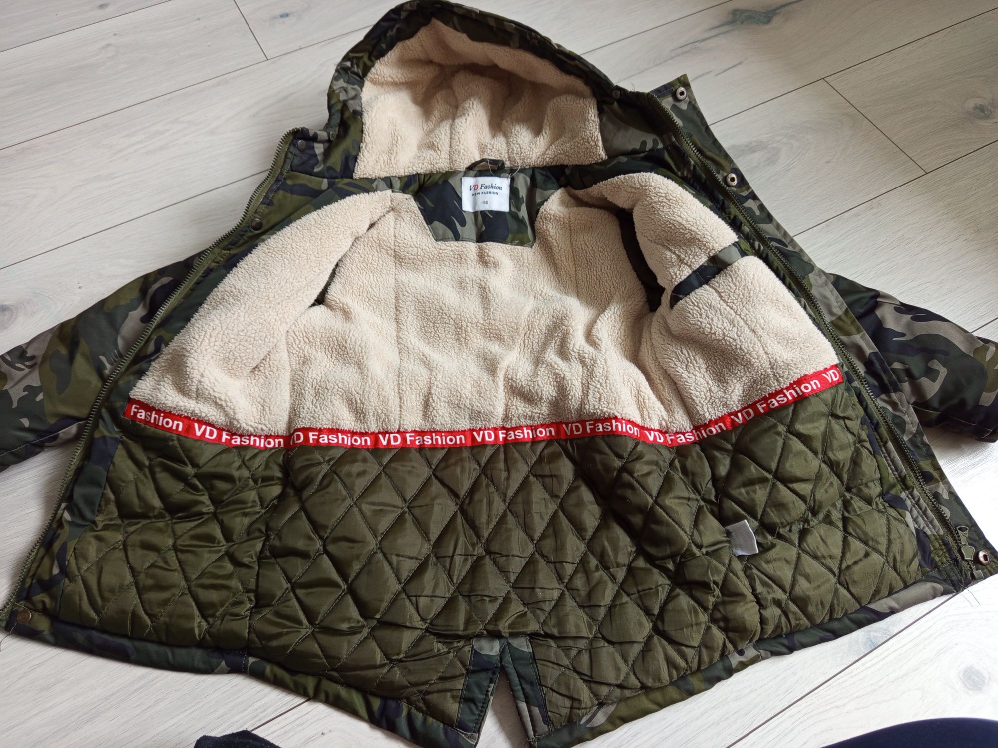 Kurtka, parka, moro