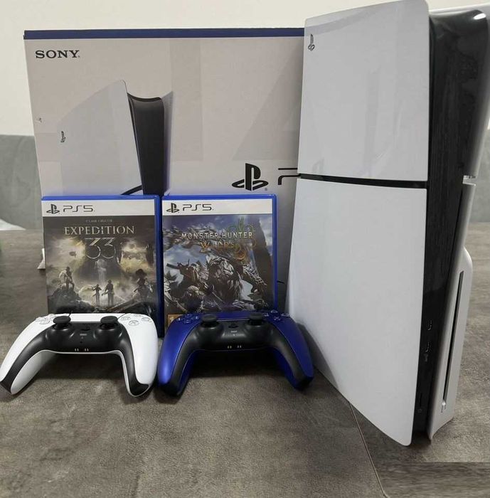 Приставка PlayStation 5 Slim| 1000Gb | Гарний Стан | + 2 Ігри