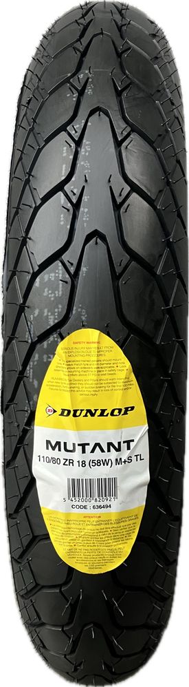 110/80ZR18 Dunlop Mutant M+S TL 2021 R1100 RT Scrambler GTR TDM