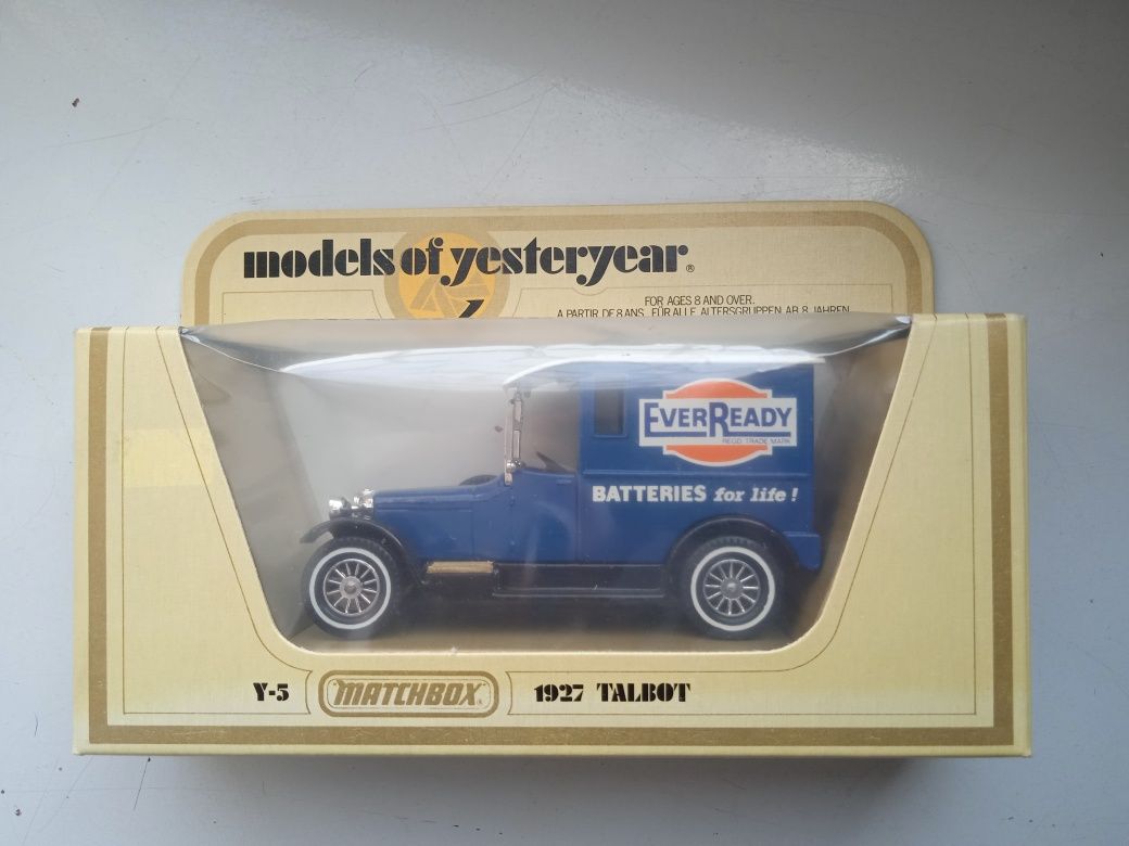 Matchbox Models Of Yesteryear Talbot 1927 MOY Y-5 Matchbox EverReady