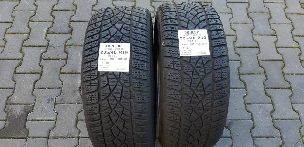 Opony Dunlop 235 40 R19