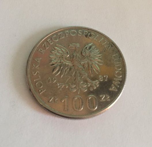 Moneta 100 zł - Kazimierz Wielki - 1987 rok