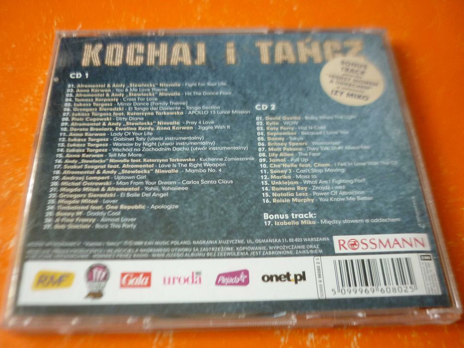 2 płyty CD "Kochaj I Tańcz" OST soundtrack
