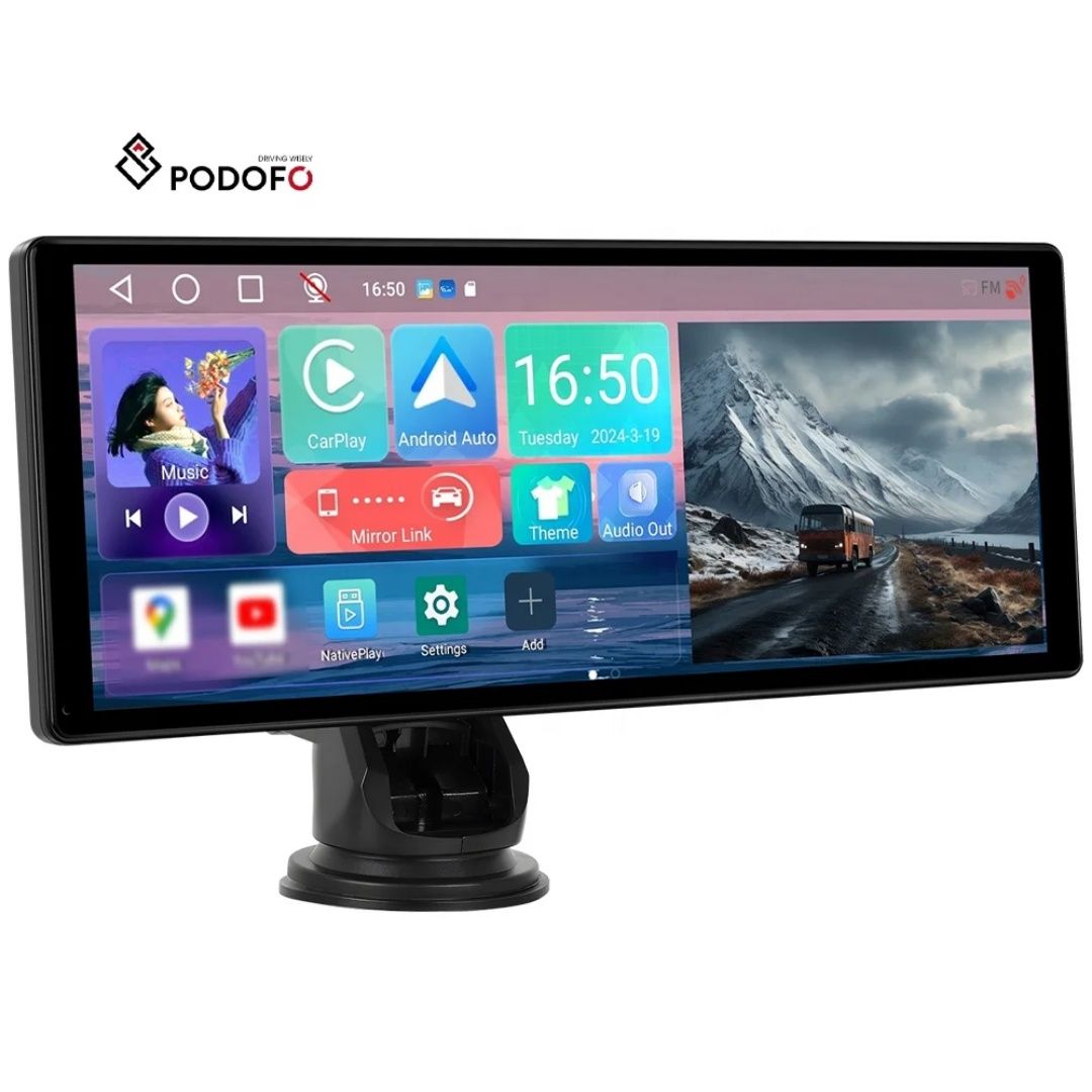 Rádio Portátil 11" CARPLAY Android Auto  2/32GB 8-core GPS WiFi novo