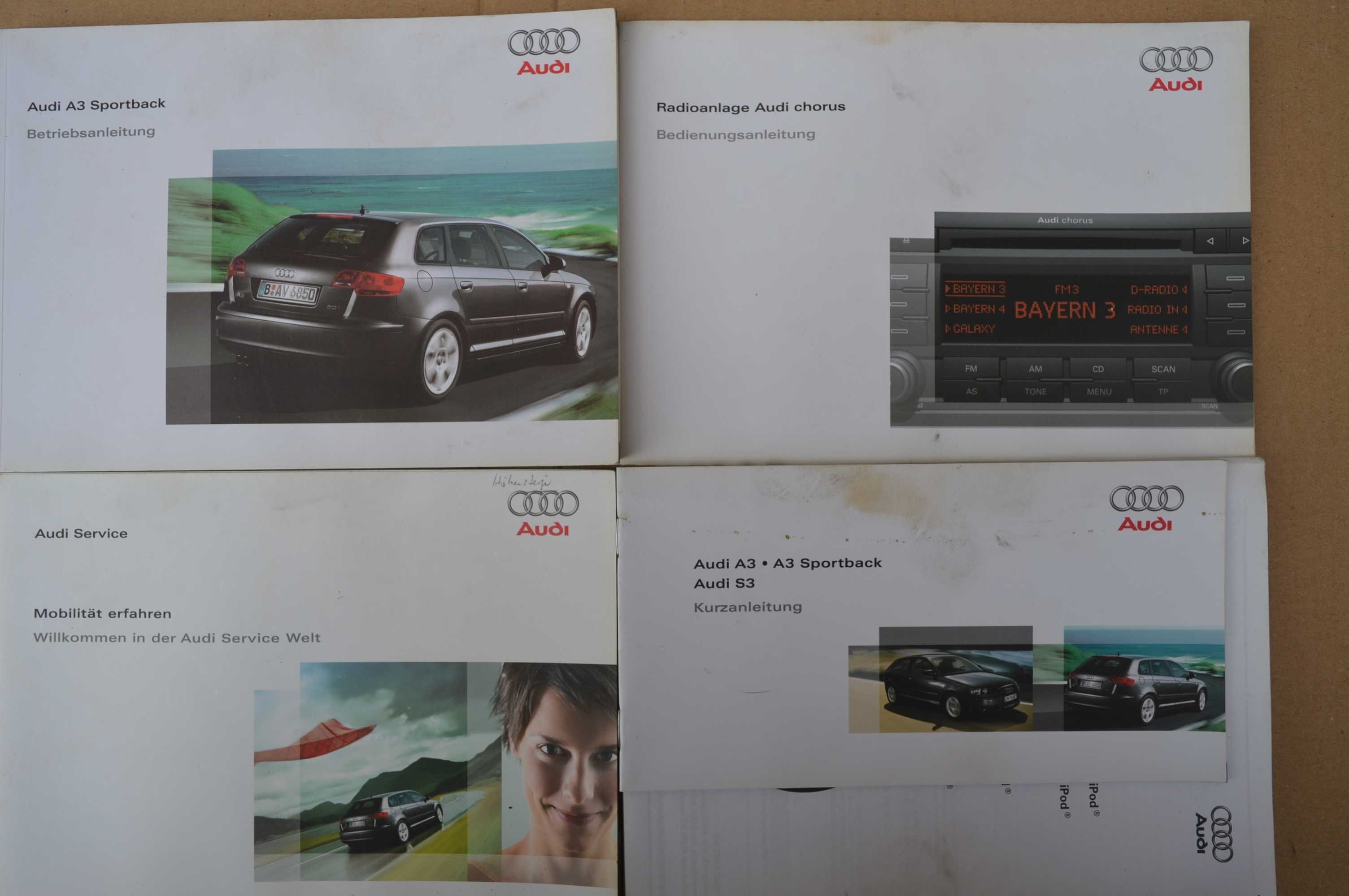 Audi A3 Sportback INSTRUKCJA manual serwisówka etui