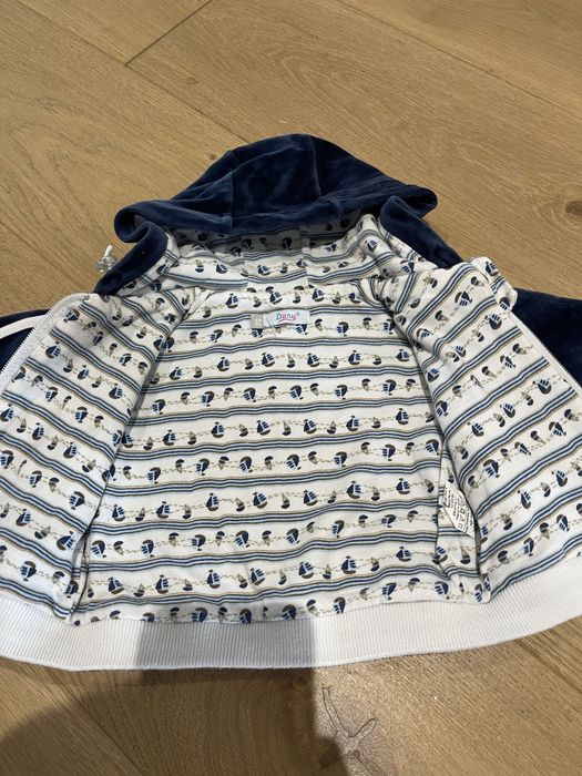 Bluza rozpinaną niemowleca / bluza dziecięce / bluza welurowa