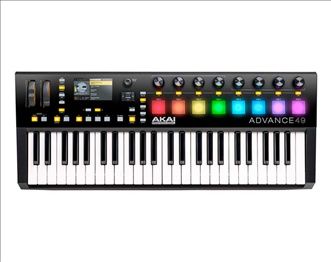 Teclado MIDI Akai Advance 49 - excelente estado - com aftertouch