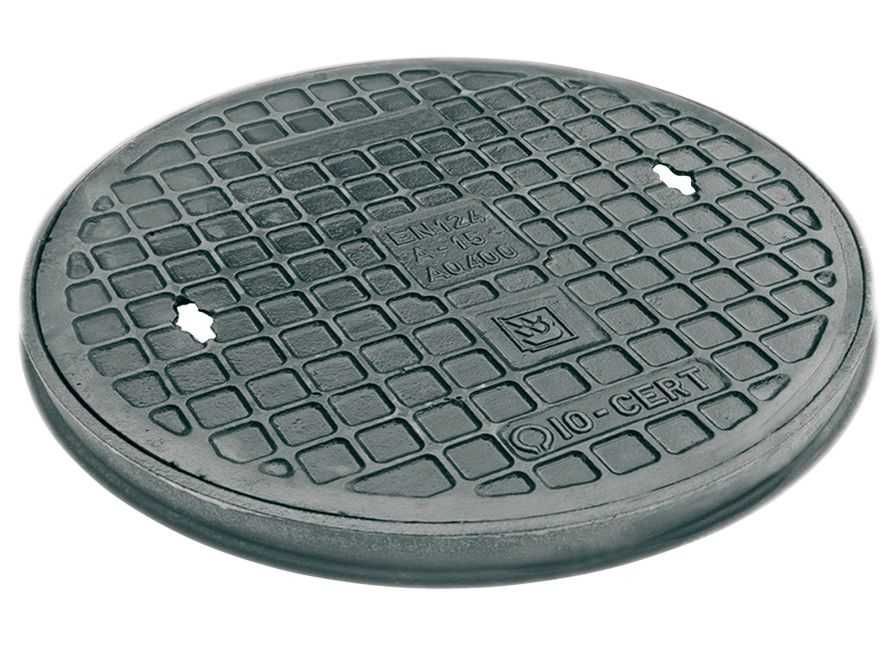 Właz Żeliwny Okrągły AO400 A15 40cm H50 Pokrywa Studzienki Szamba