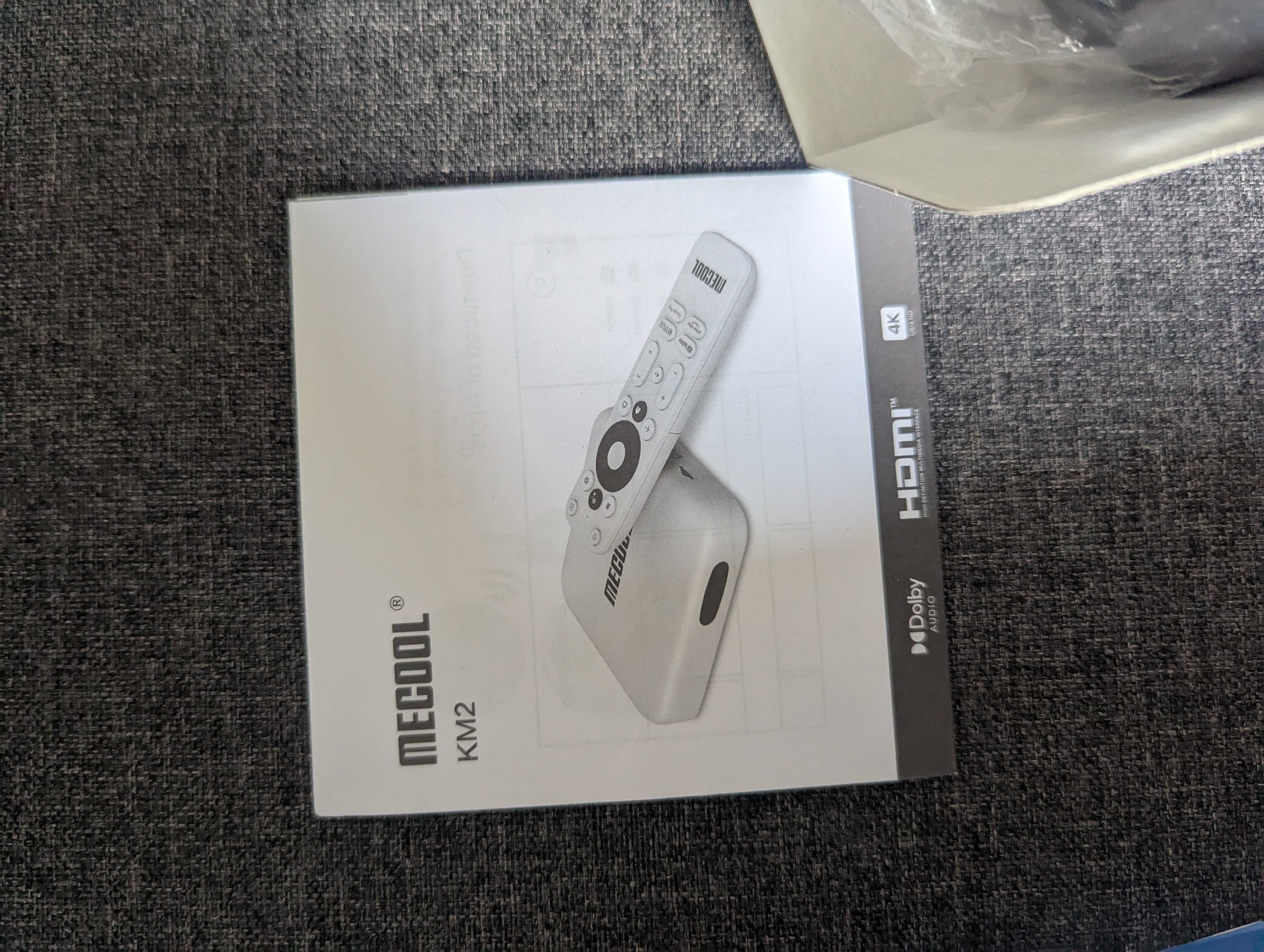 Vendo - Box Android Mecool KM2 - Nova - Tomada UK