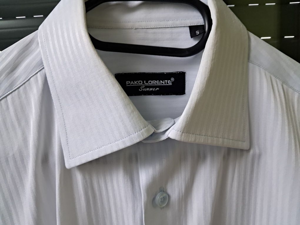 Elegancka koszula męska z krótkim rękawem pako lorente rozmiar S ideal