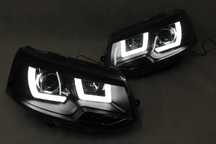 Lampy przednie przód VW TRANSPORTER T5 10-16 H7 Lift Dzienne LED DRL