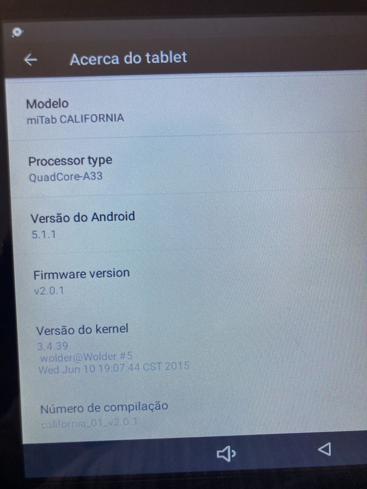 Tablet Wolverines miTab CALIFORNIA