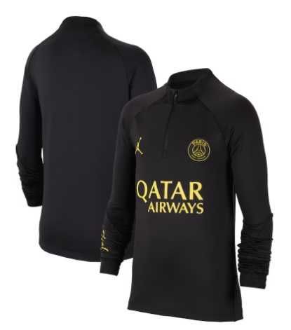 Camisola Paris Saint-Germain Preto x Jordan (Slim Fit - M)