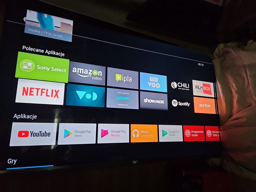 Sony 55" android 120hz YouTube Netflix dvbt2 hevc
