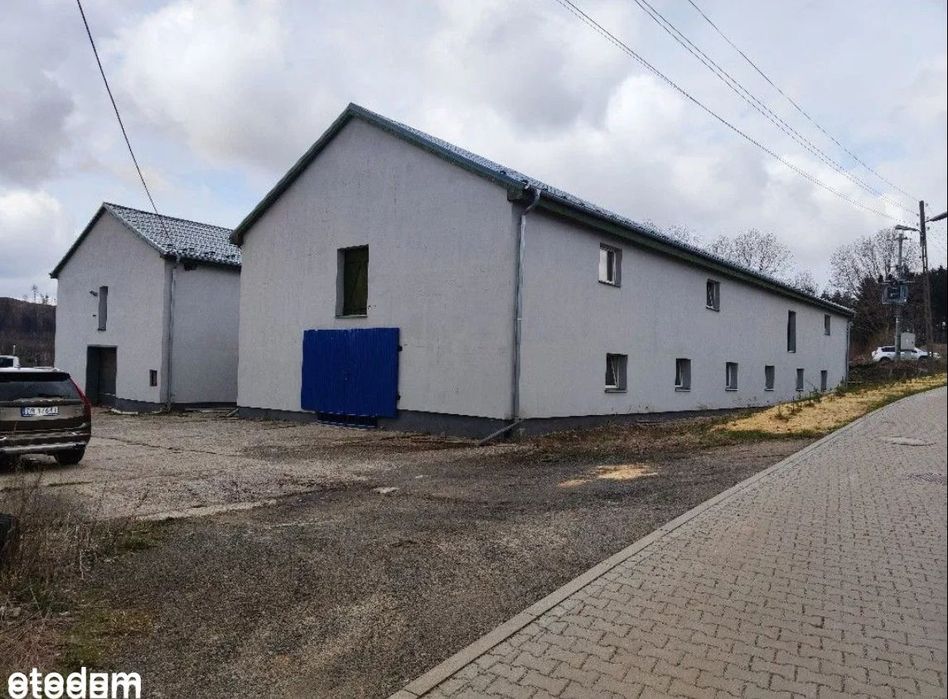 Hale 700m2 wiata 300m2 obok S3 GOTOWIEC 12%ROI