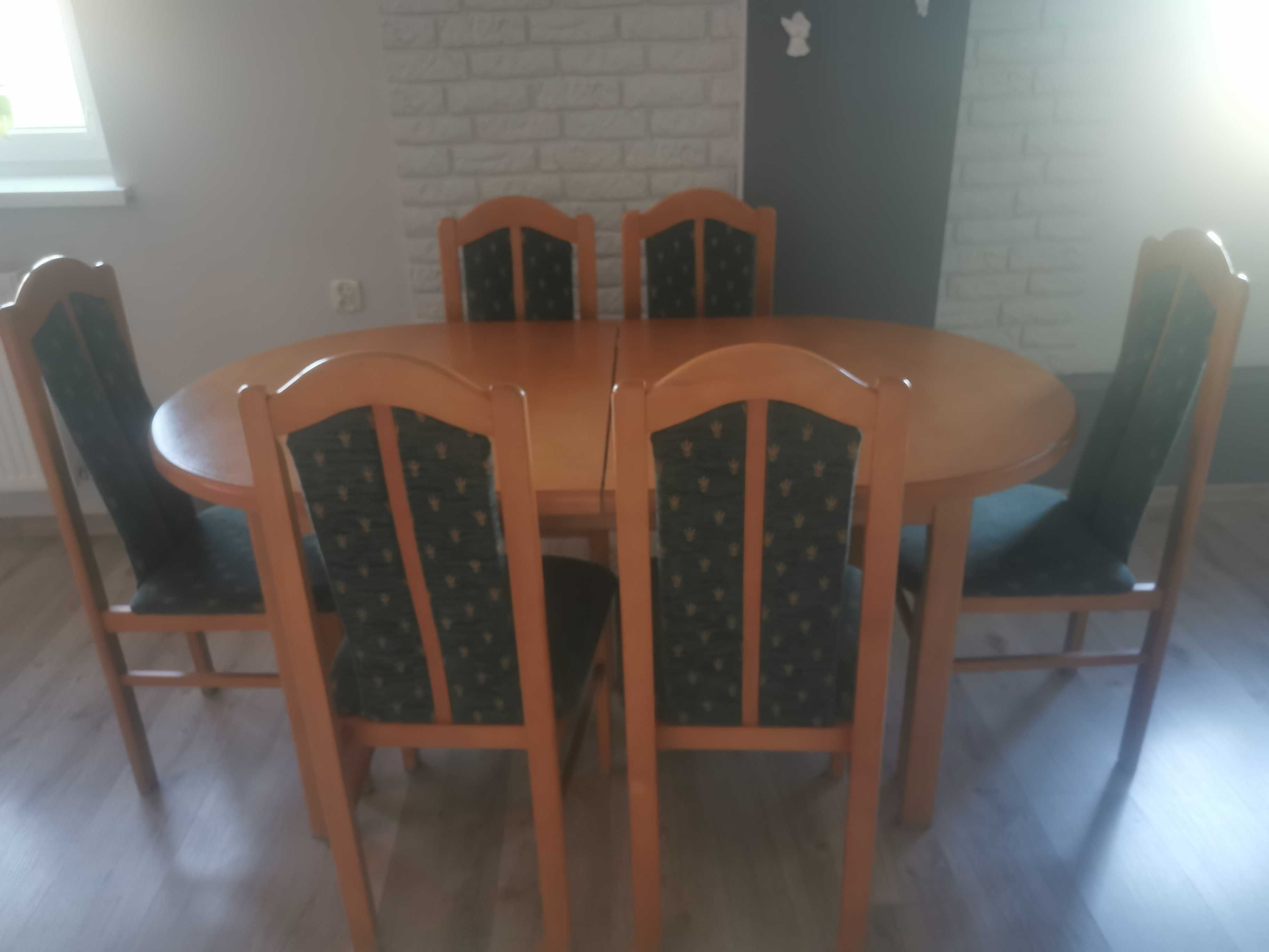 Stół + 6 krzesel