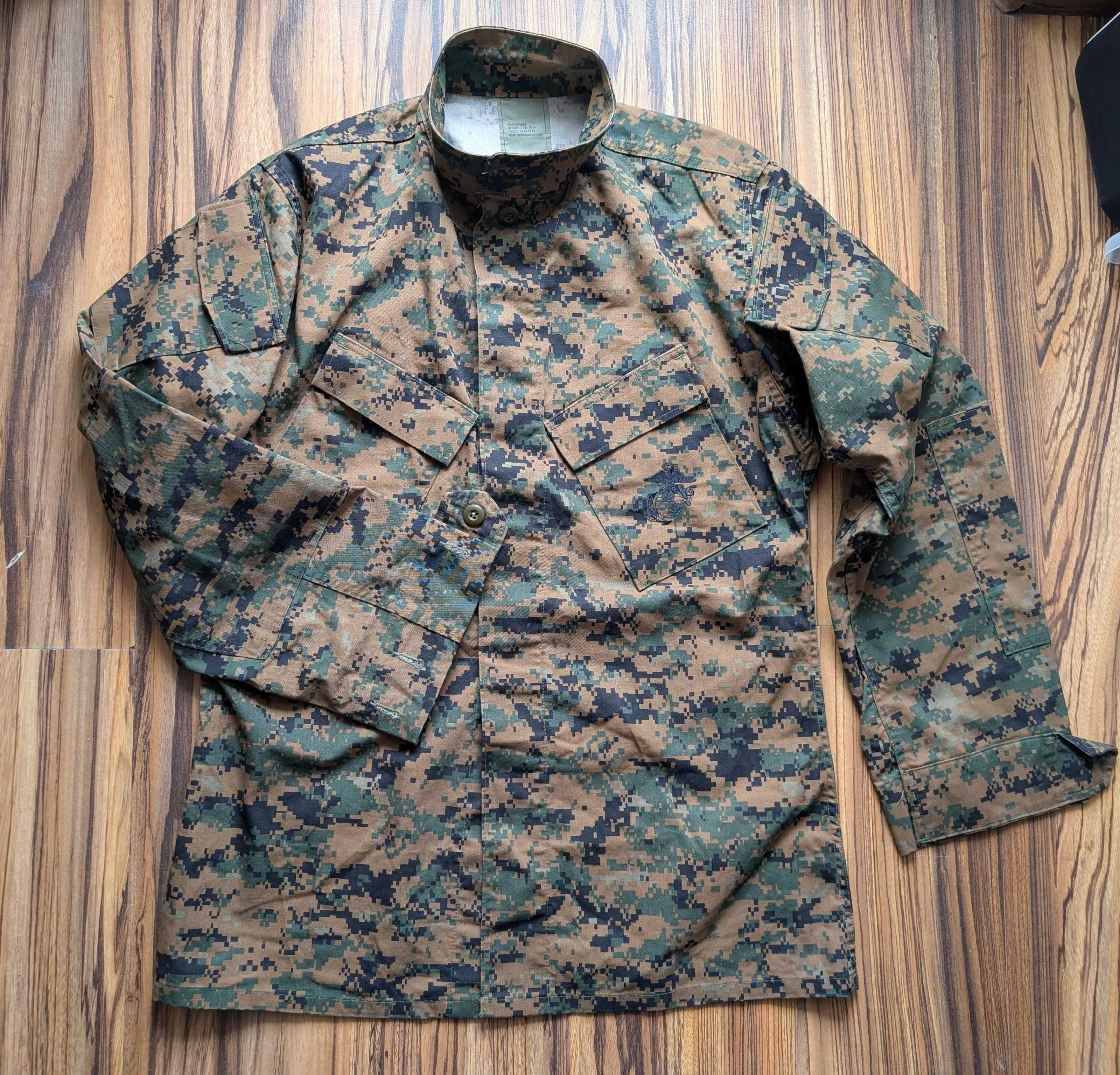 Bluza mundurowa US Marine Corps kamuflaż MARPAT SWIR trudnopalna