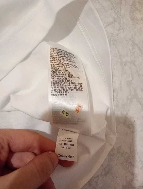 T-shirt branca Calvin Klein jeans