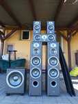 Zestaw kolumn kina domowego JBL e80 subwoofer jak nowe!