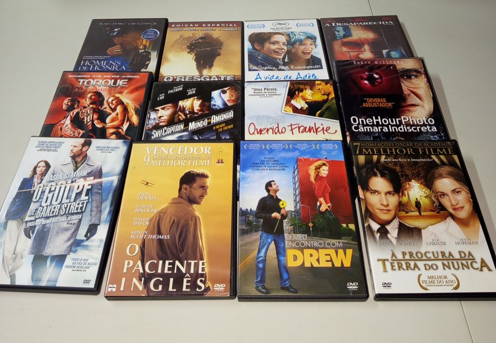 Vários dvd's, alguns sem estar abertos