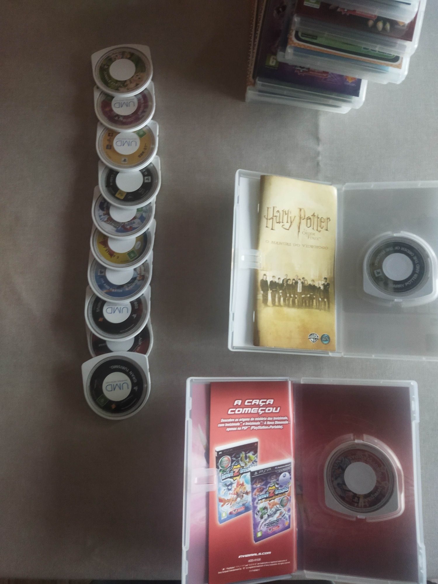 Jogos originais psp, Invizimals, Marvel, Sonic, god of war, etc