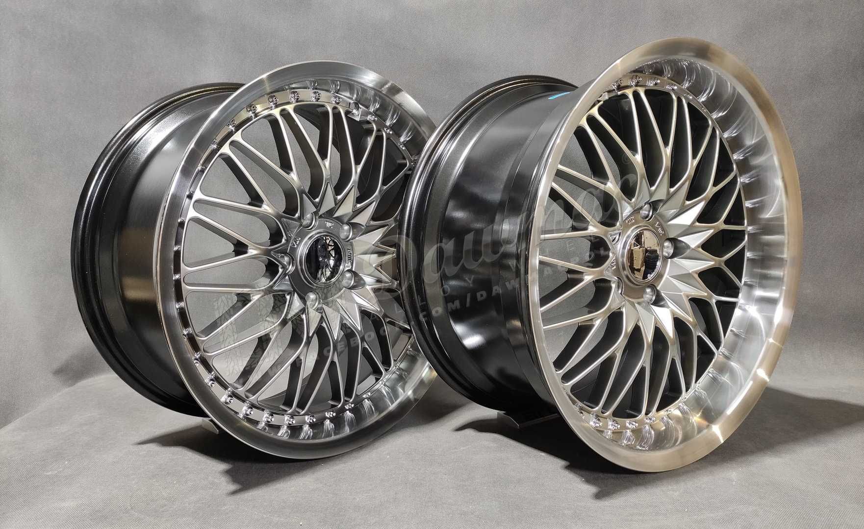 Felgi aluminiowe DM25 19" 8,5J ET35 + 9,5J ET38 5x120 HyperBlackMacLip