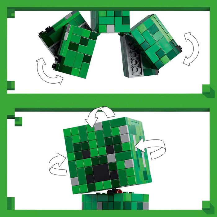 LEGO 21276 Minecraft Creeper, zabawka konstrukcyjna