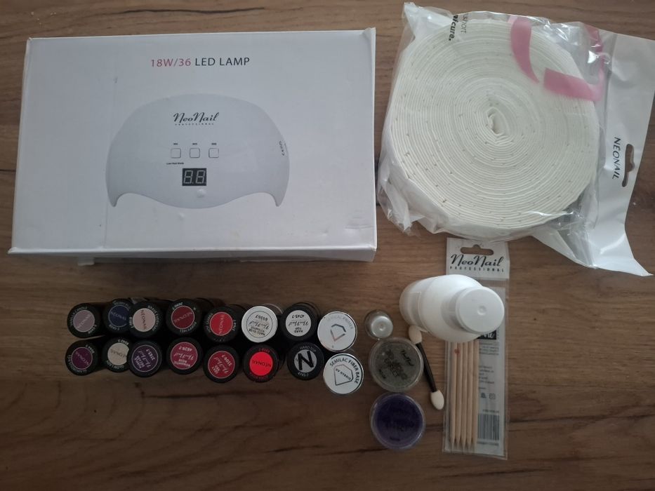 Lampa Neo Nail plus zestaw produktów
