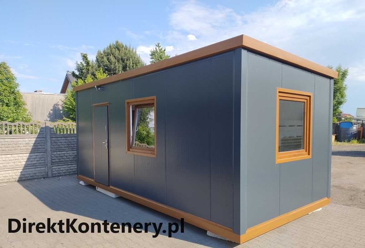 Kontener mieszkalny domek całoroczny mobilny 21m2 wyposażony pod klucz