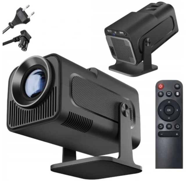 Mini Rzutnik - Projektor HY320 WiFi 4K Hd LED Smart Tv Box