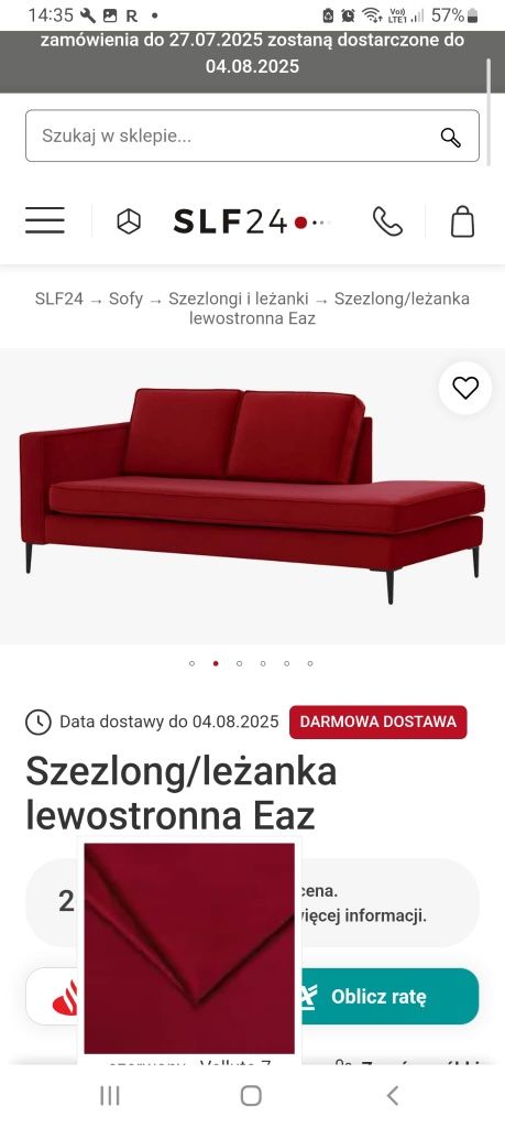 Komplet wypoczynkowy