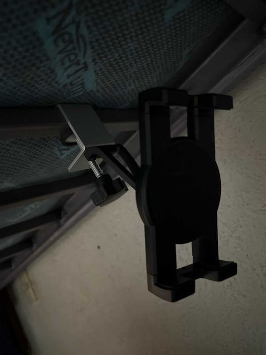 Phone or tablet stand for mounting on shelves, etc.64343215699203123