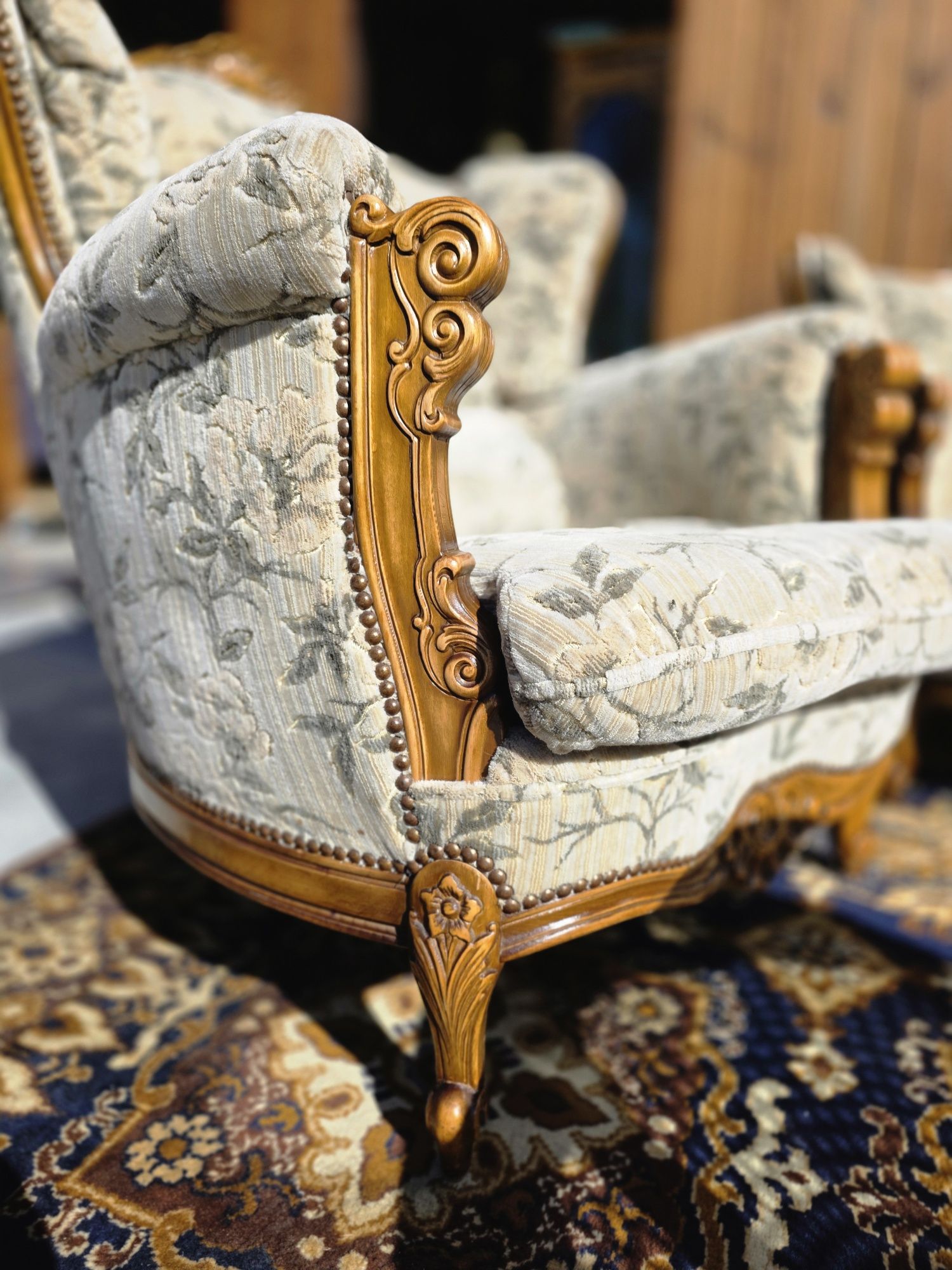Wypoczynek Ludwik sofa + 2 fotele #1761  Stylowy Węgrów