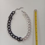 Naszyjnik łańcuch dość lekki metalow Styl Metal Grunge Gothic Hippie k