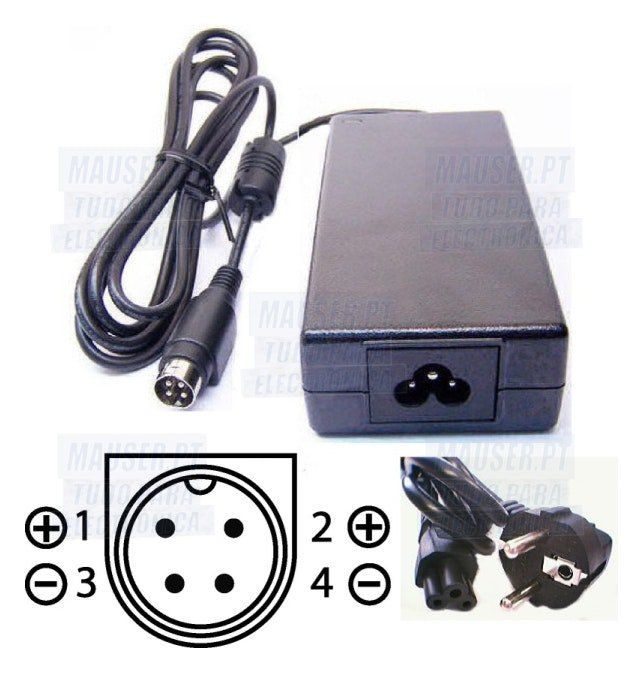 Fonte de alimentação 24VDC 5.0A 120W Power-DIN 4 pinos -PSE50028