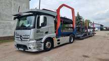 Mercedes-Benz ACTROS  430 2017r +Lohr 1,23 2006r Certyfikat Vdi 2700
