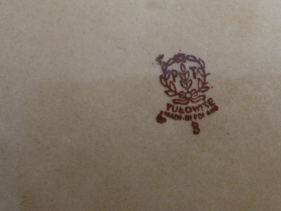 Talerze  Tułowice  porcelana 6 sztuk duże obiadowe