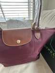 Torebka Longchamp burgundowa L