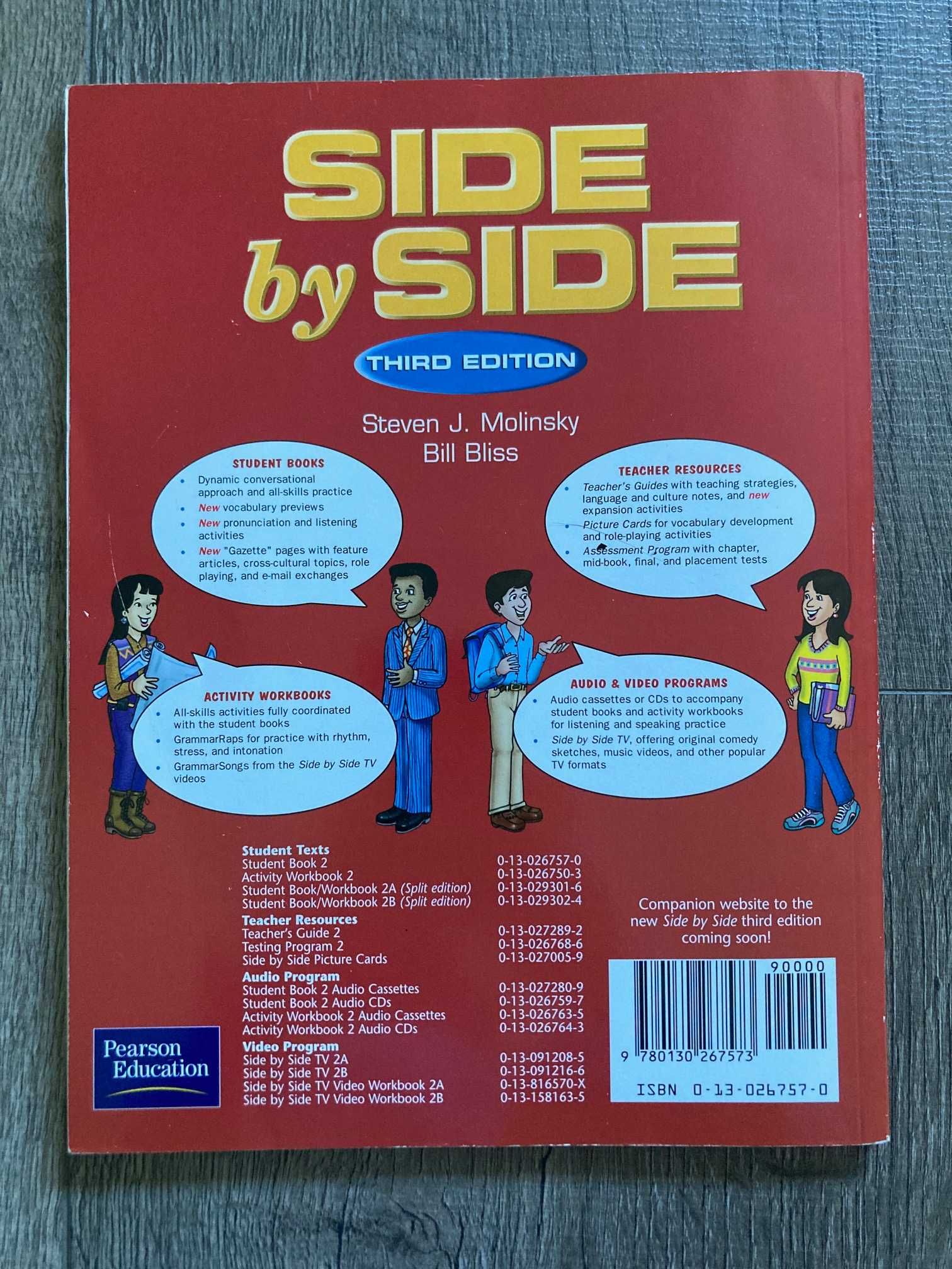 Komplet książek Side by Side angielski english Longman
